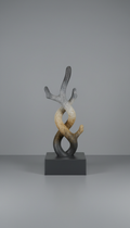 Sculptural Wall Hook in Matte Black Polymer